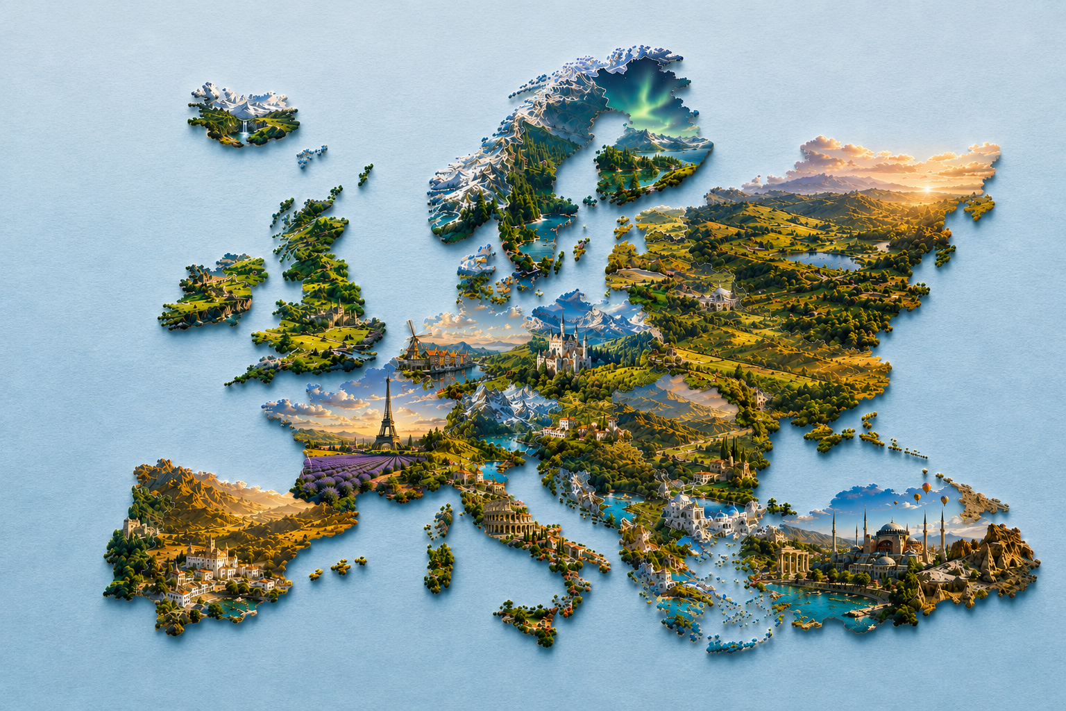MyGuide európai régiók