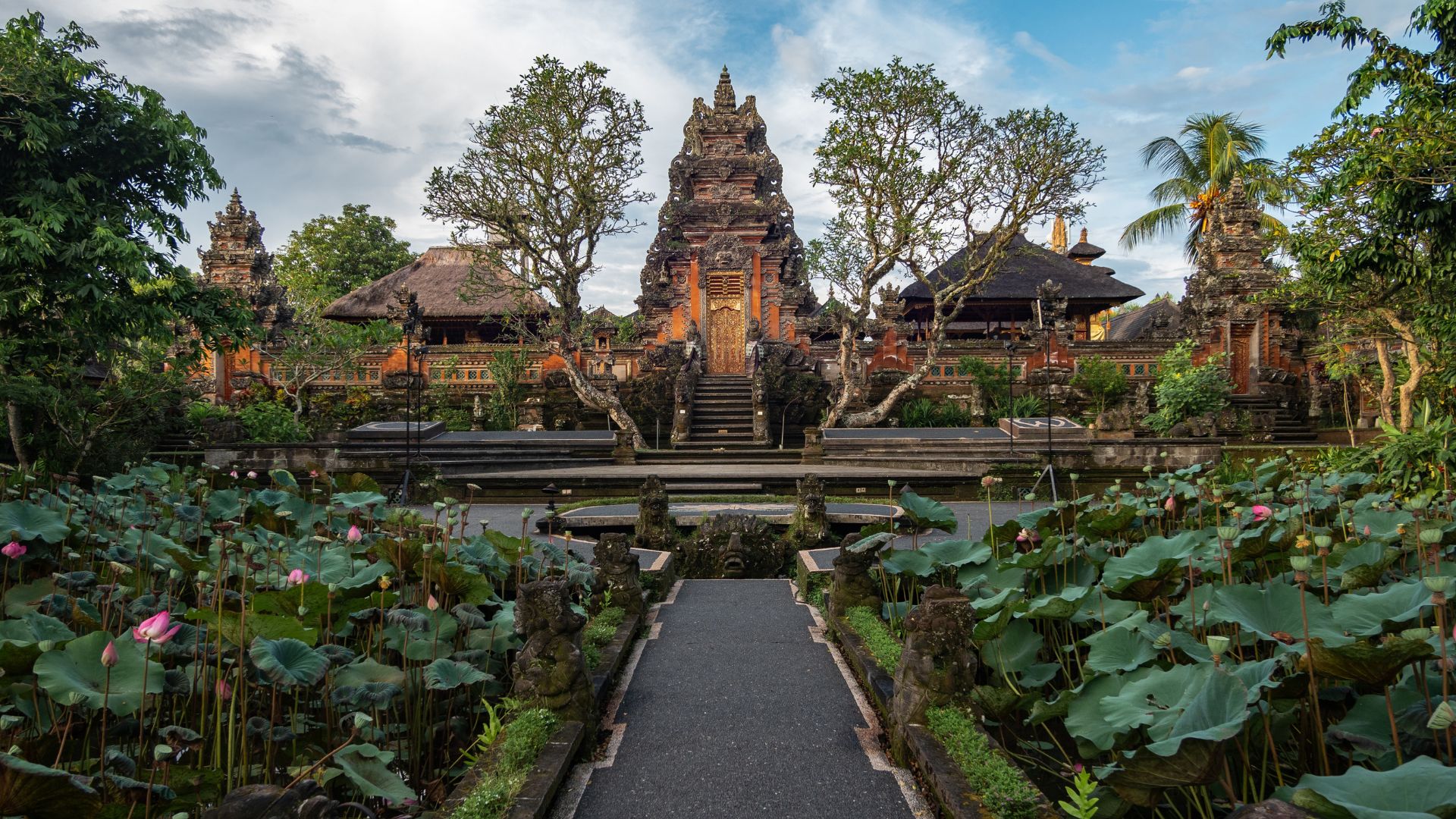 Hagyományos balinéz templom Ubudban