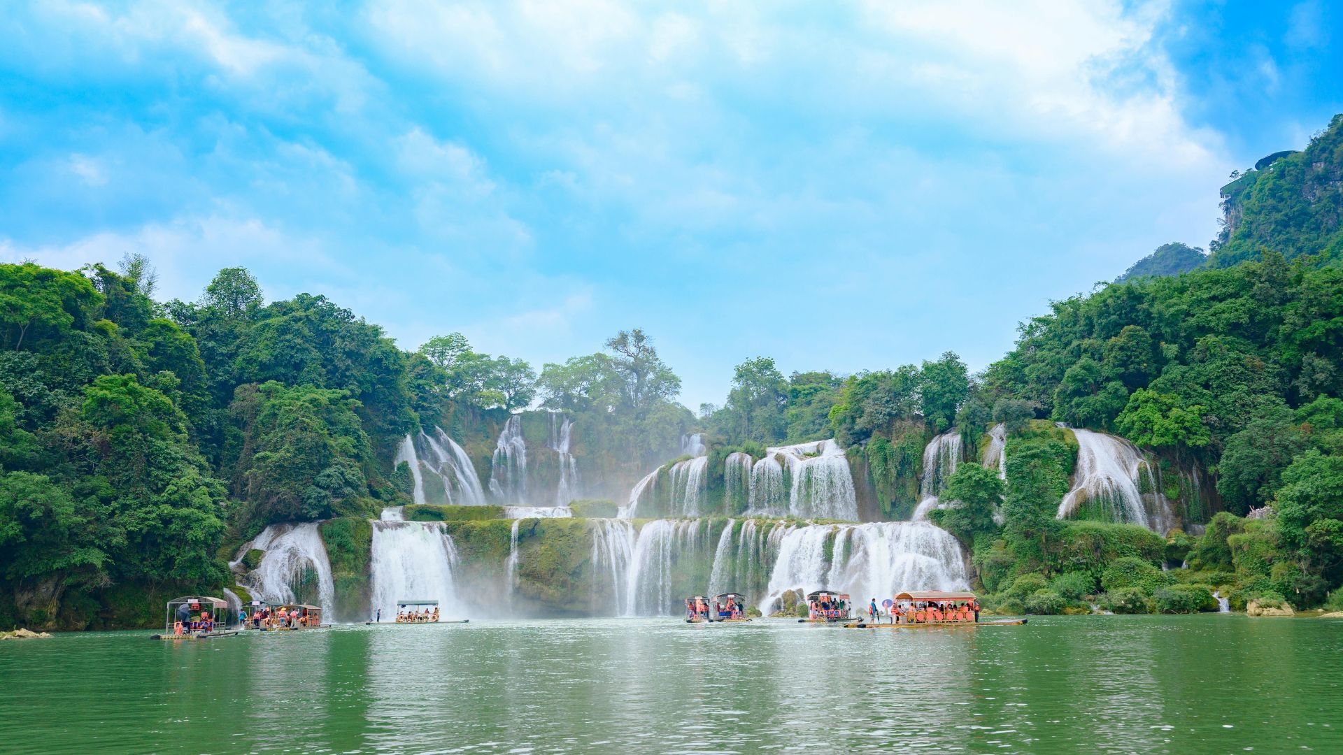 Bản Giốc-vízesés Cao Bang tartományban