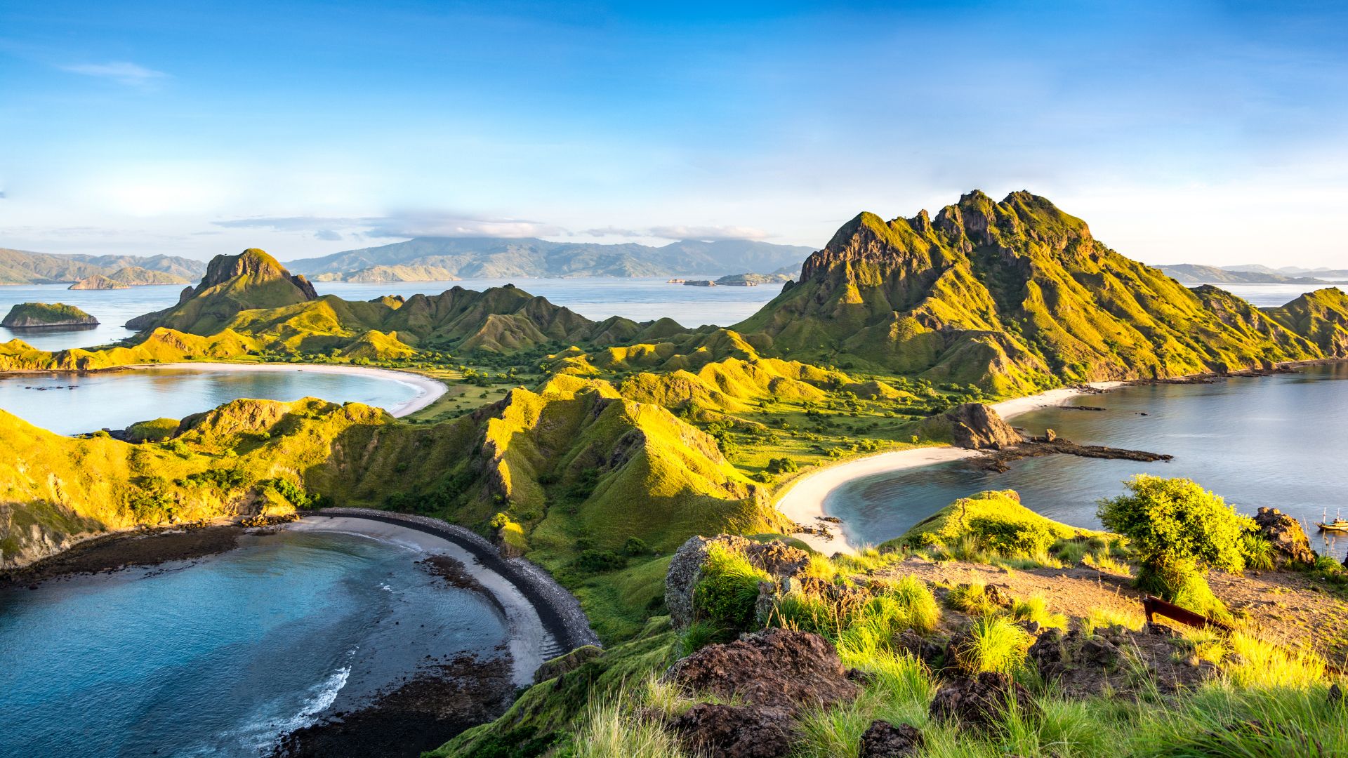 Padar Island különleges öblei a Komodói Nemzeti Parkban