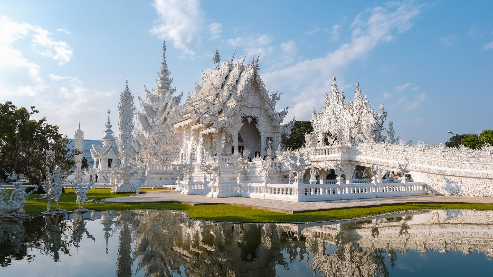 Chiang Rai fehér temploma