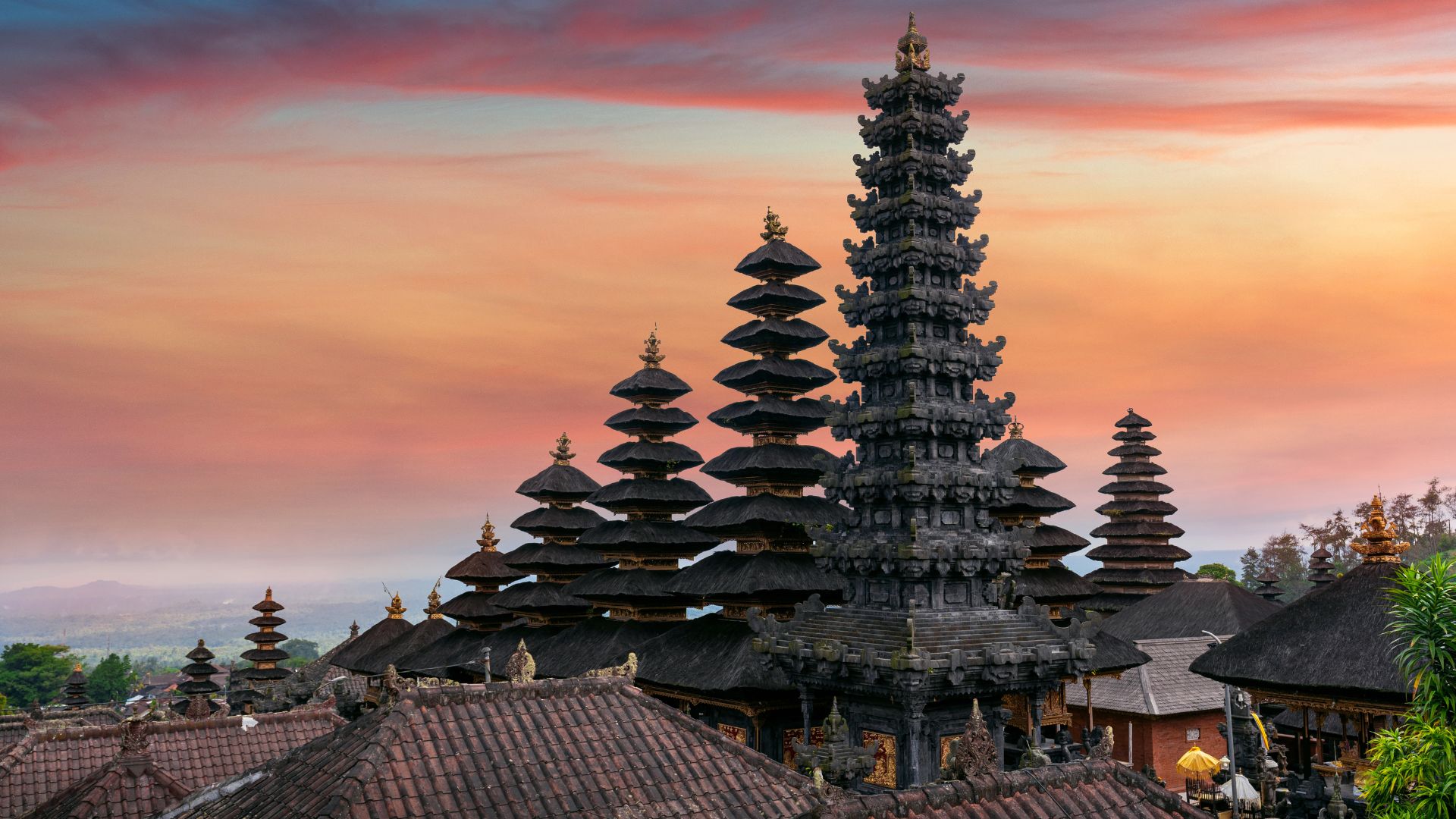 A Besakih-templom Bali szigetén