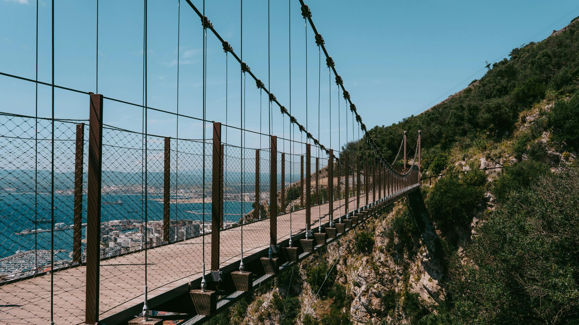 Gibraltár híres sziklája