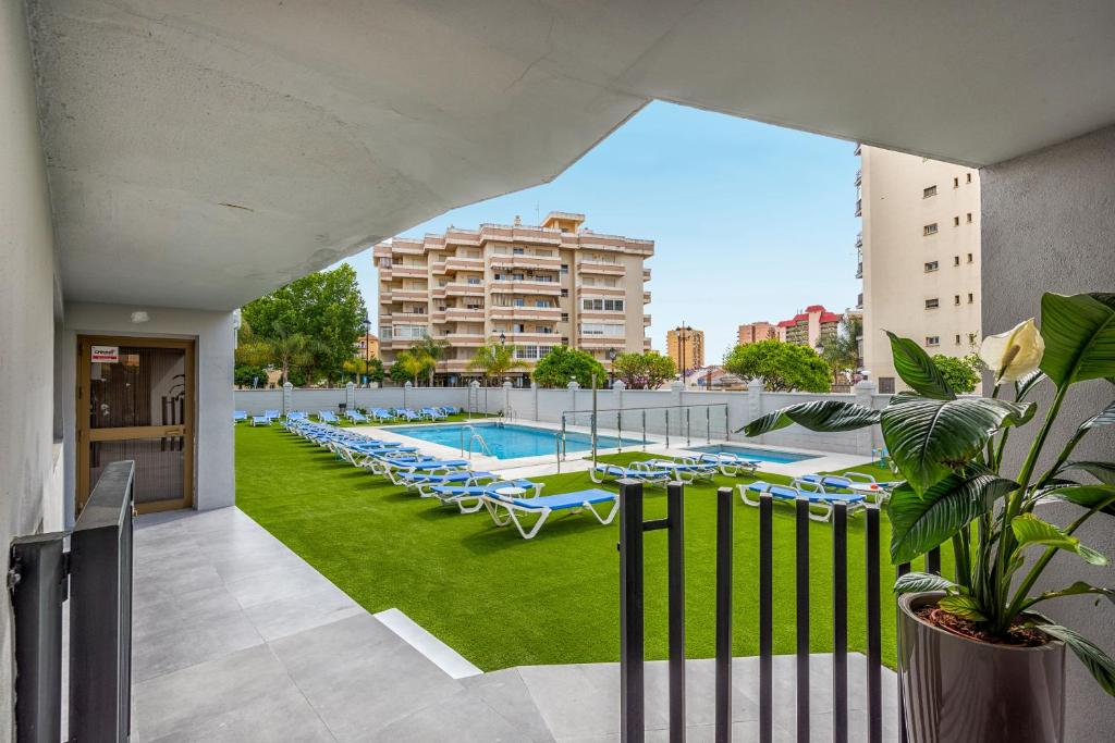 Modern aparthotel a Costa del Sol partvidékén