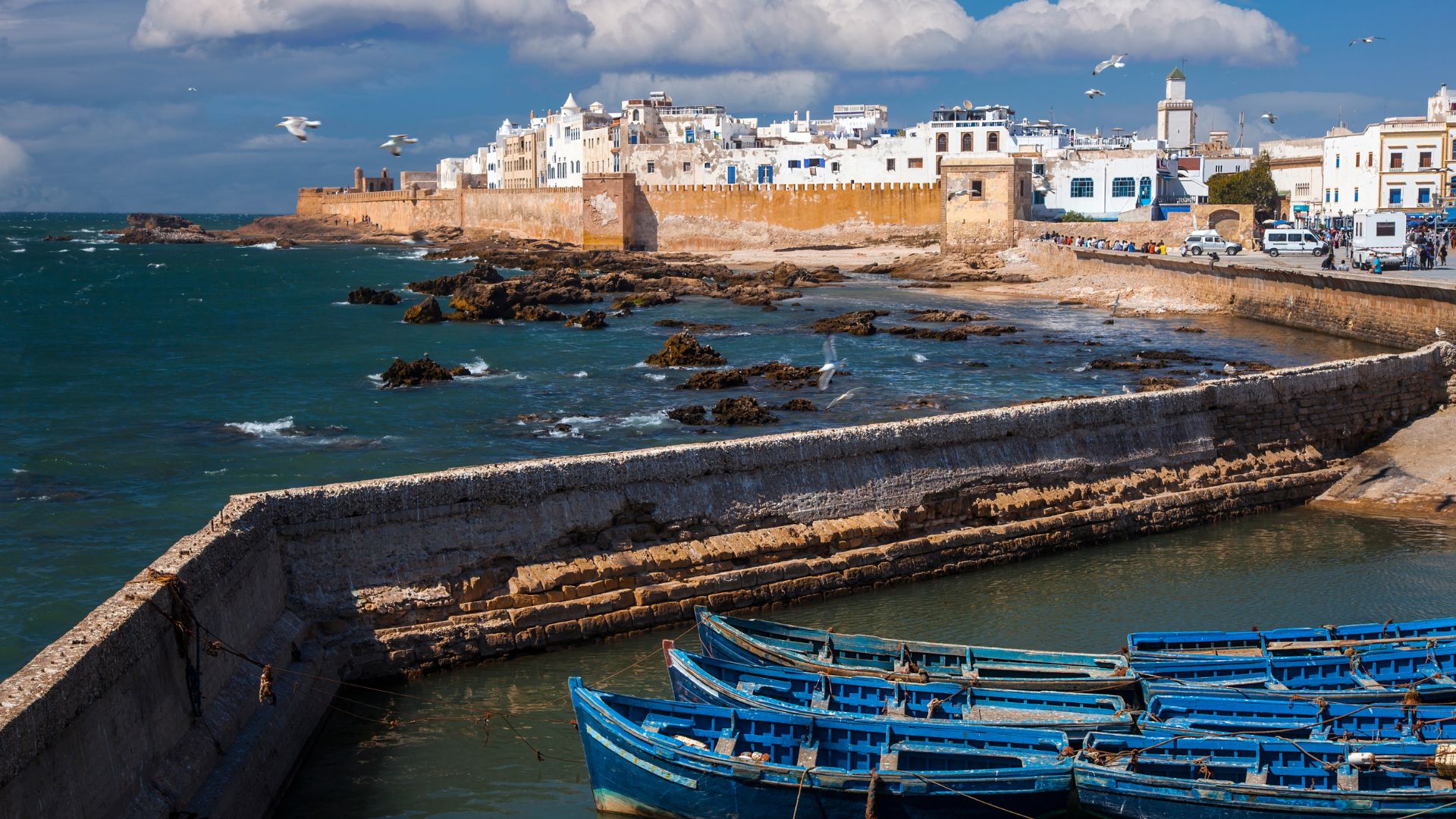 Essaouira történelmi óvárosa és Atlanti-óceáni partvidéke Marokkóban