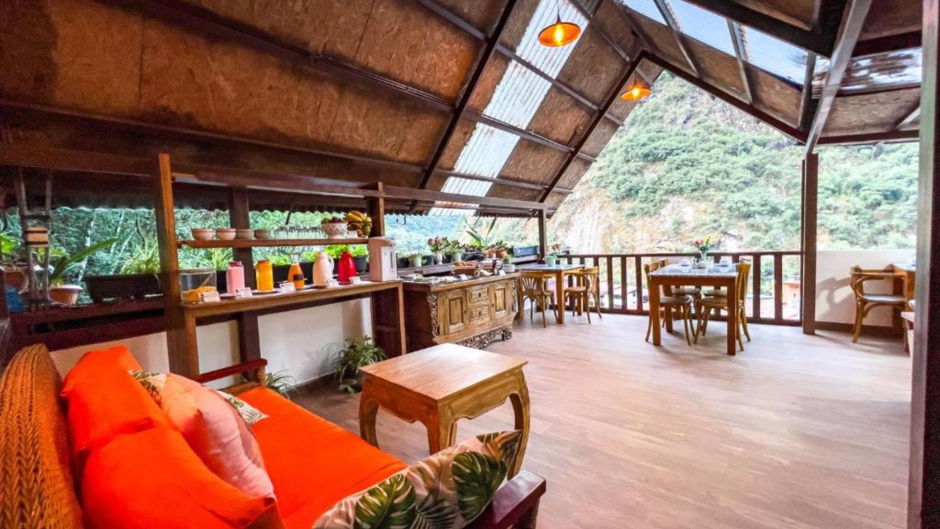 Hegyi lodge az Andokban Machu Picchu közelében