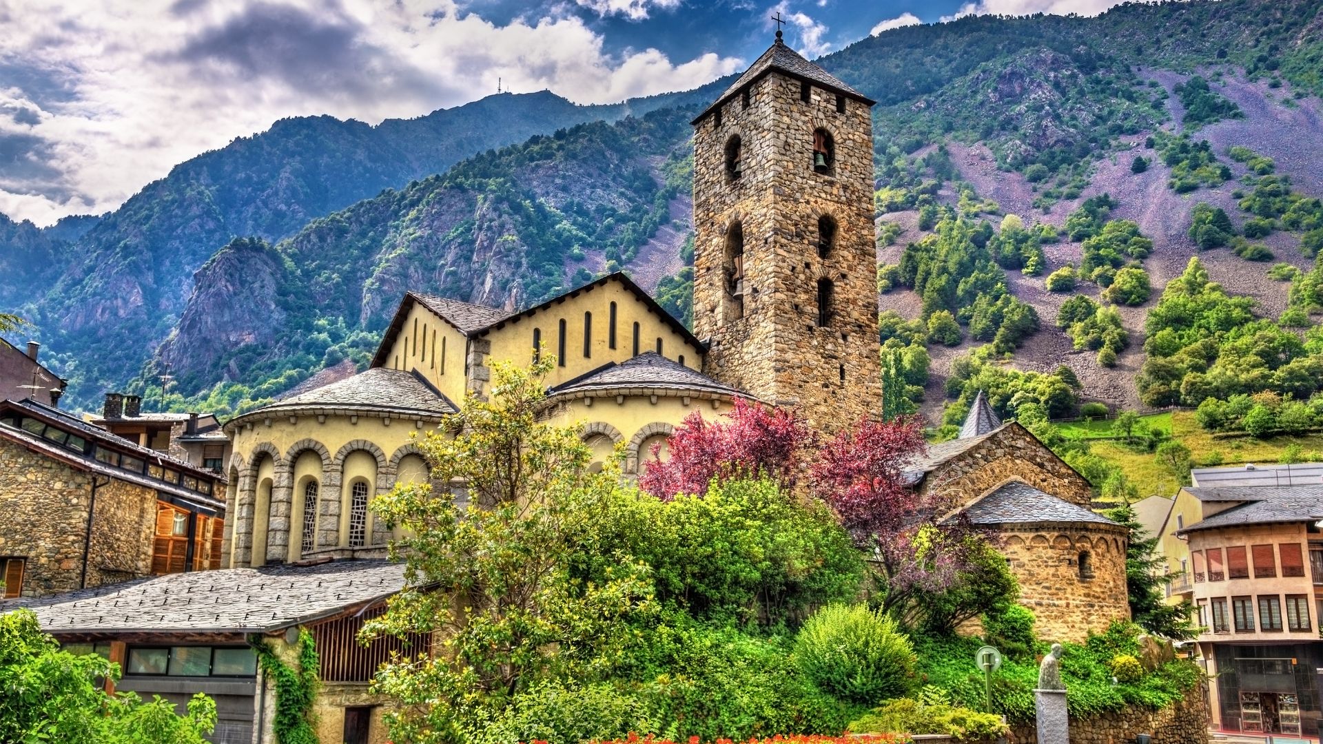 Andorra látványos hegyvidéki tája