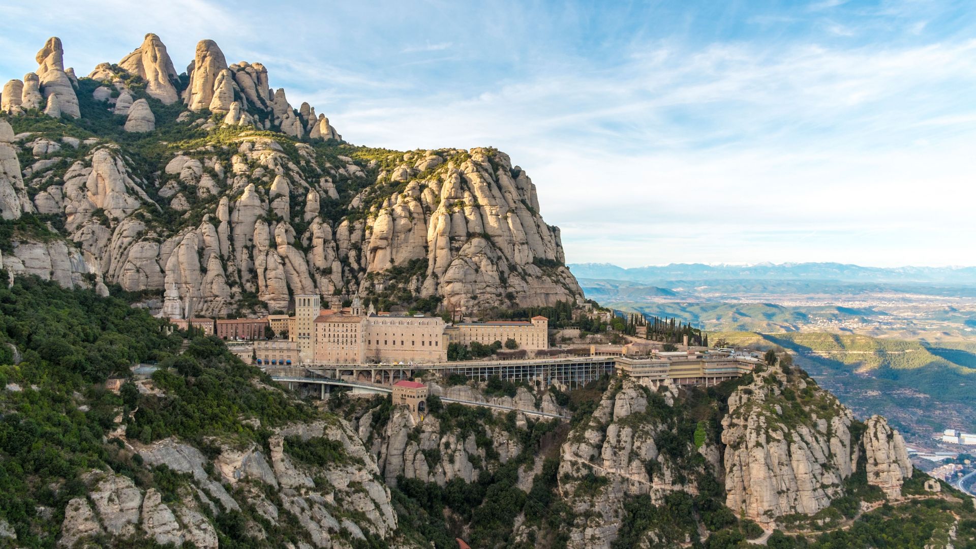 Montserrat különleges sziklahegyei