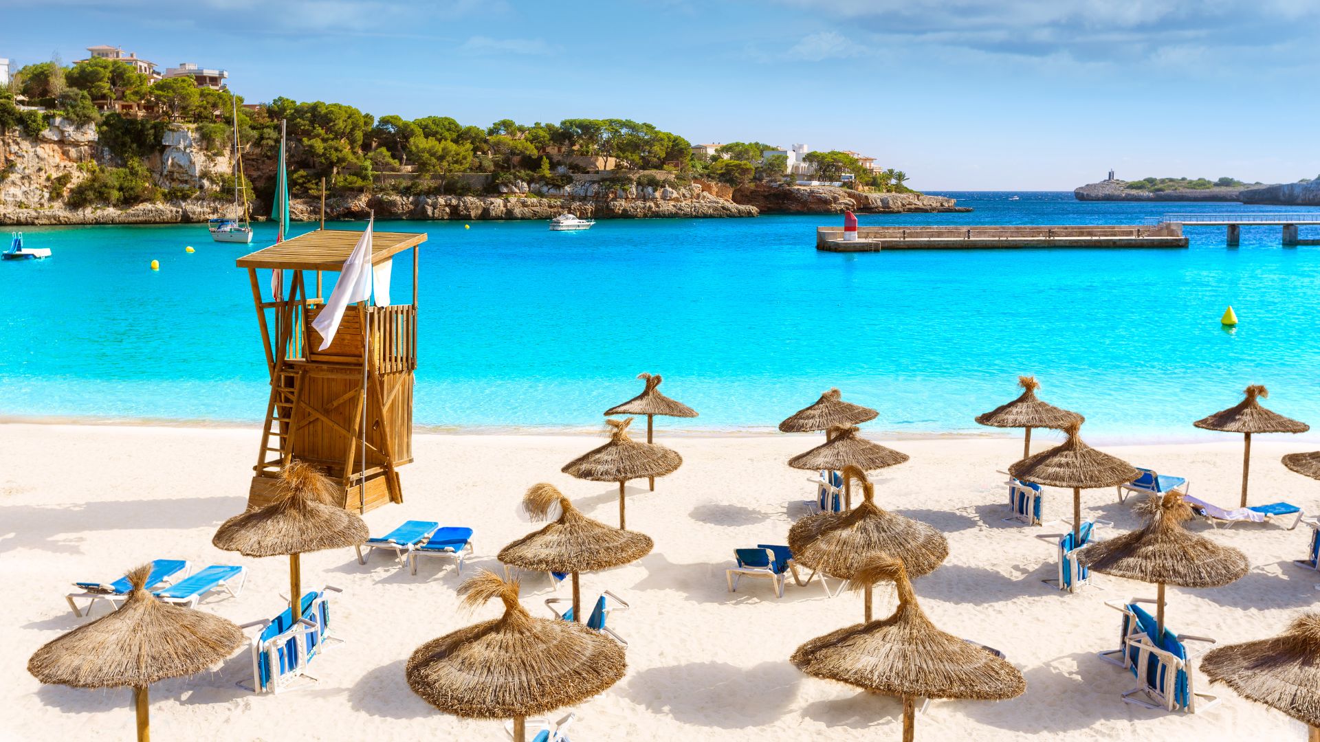 Porto Cristo hangulatos tengerpartja Mallorcán